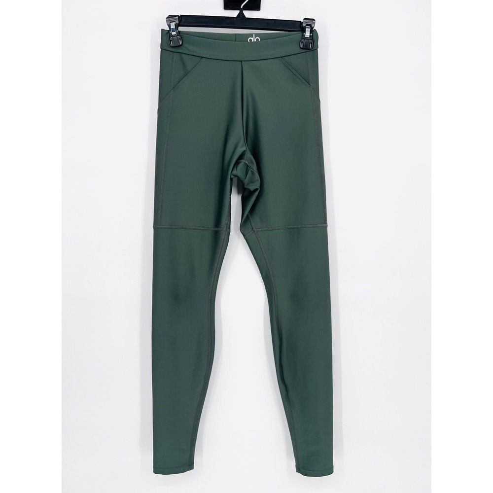 Alo Yoga High Waist 4 Pocket Utility Leggings Dark Cactus Green Women's Small